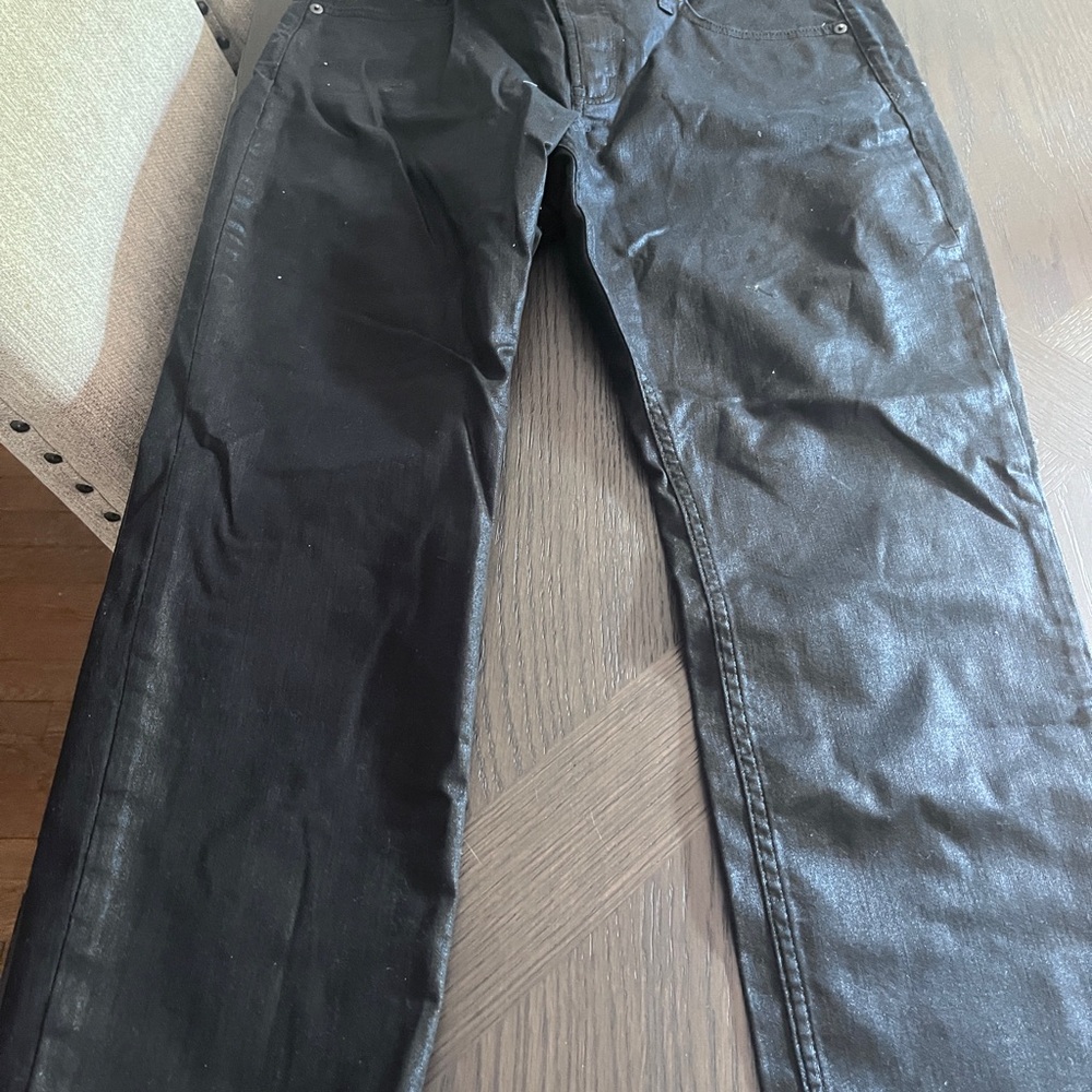 GAP Black Straight Leg Denim Jeans